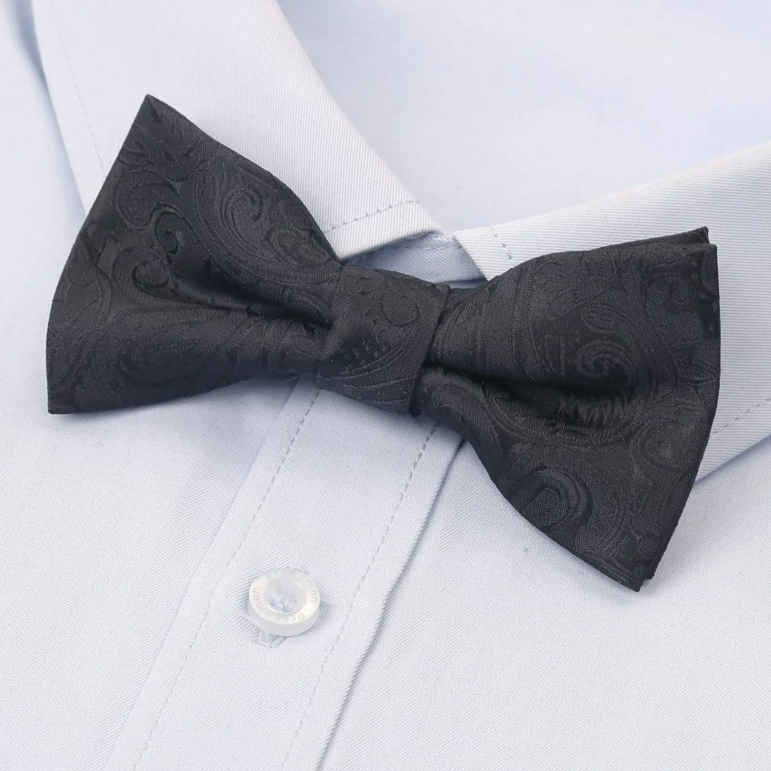 Alizeal Boys Adjustable Fashion Paisley Floral Strapped Pre-tied Kids Bow Tie