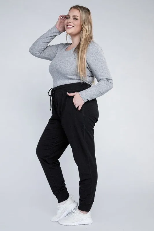 Ambiance Apparel Plus-Size Jogger Pants