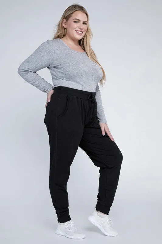 Ambiance Apparel Plus-Size Jogger Pants