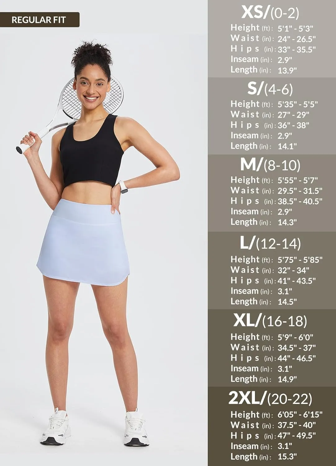 baleaf Women's Pleated Tennis Skirt Golf Skorts for Woman High Waisted Lightweight Athletic Shorts Pockets