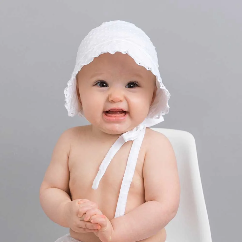 Clip Dot Bonnet for Infants & Toddlers