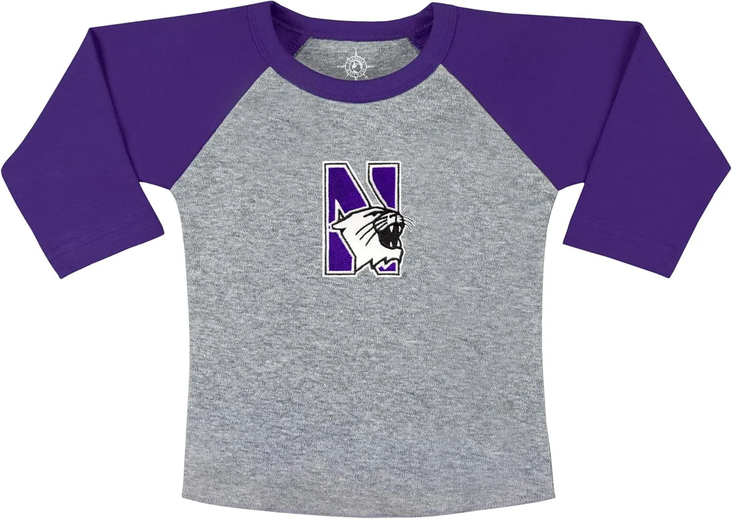College Baby NCAA Infant and Toddler Baseball Shirt Raglan 3/4 Length Sleeve