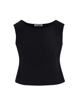cropped sleeveless top