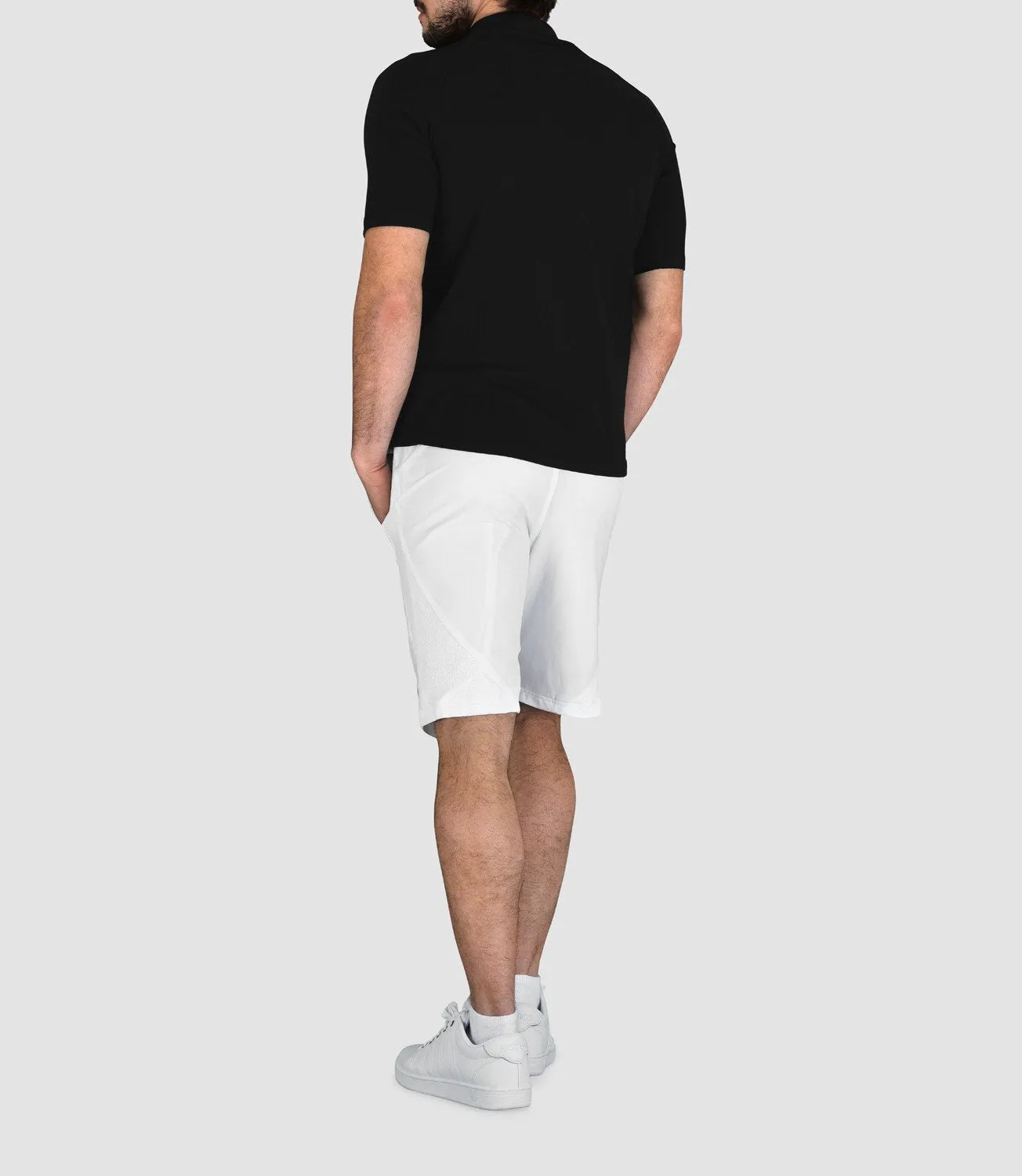 Fabrice Cotton Button Neck Polo
