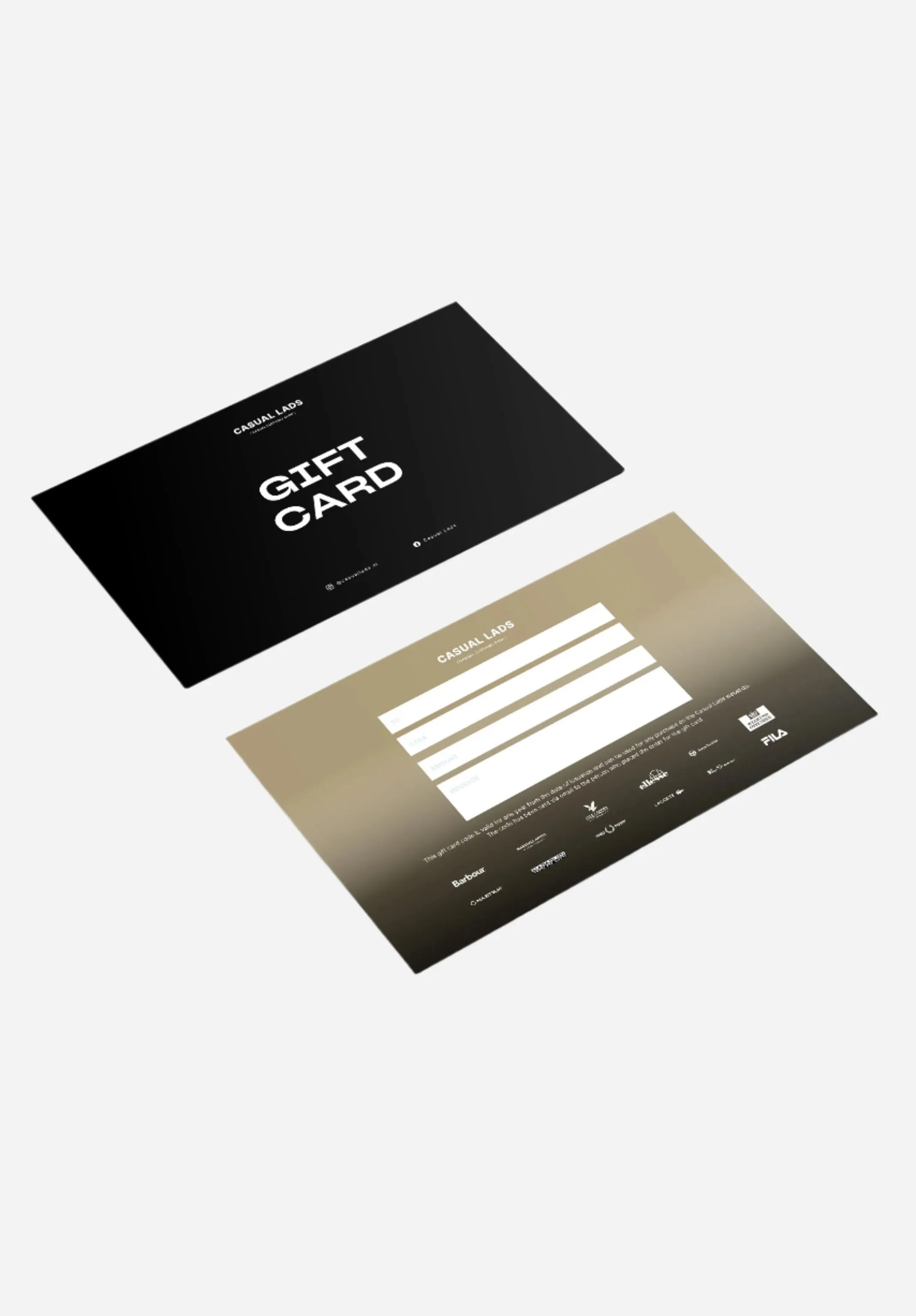 Giftcard Casual Lads