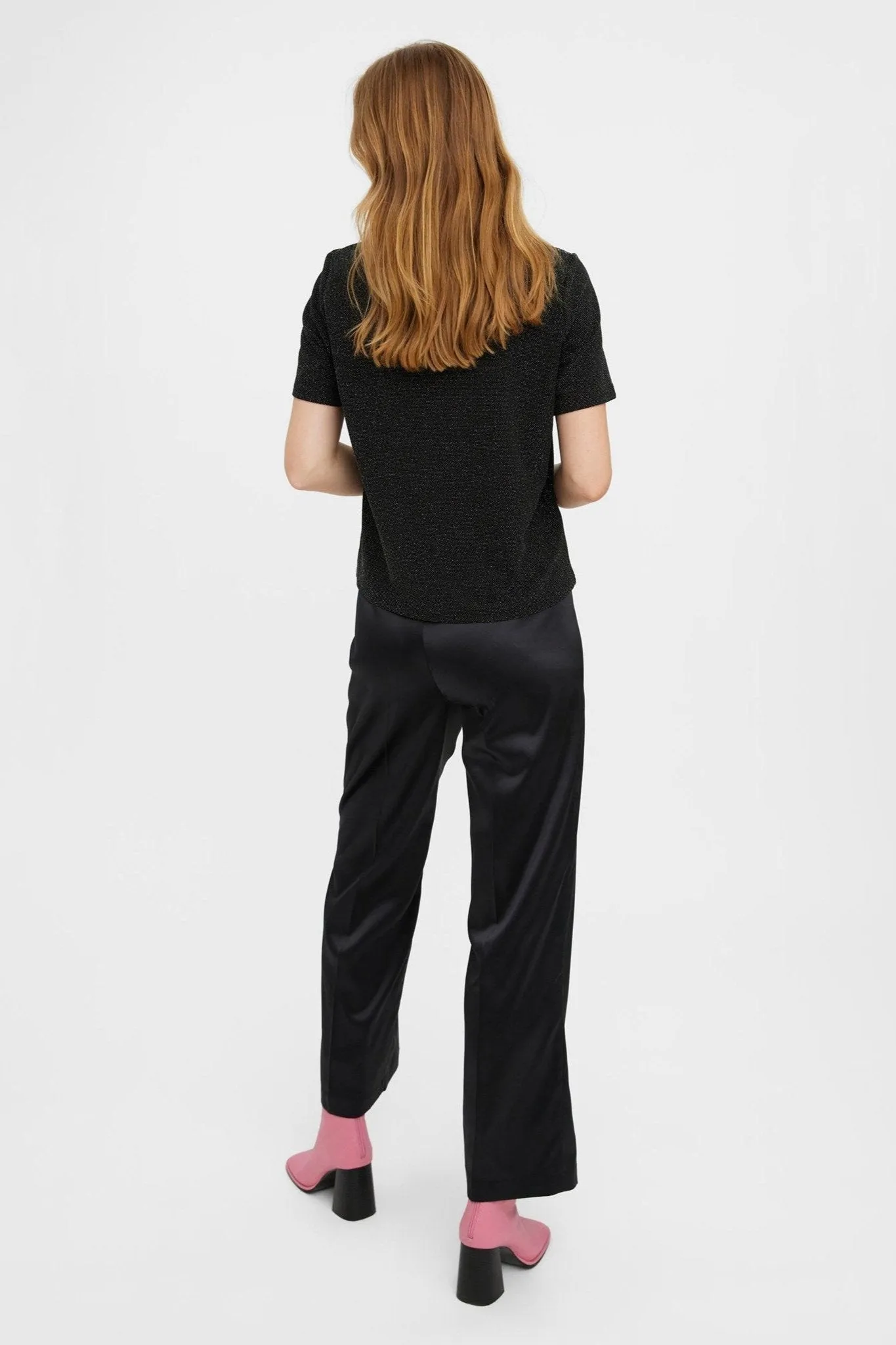 Kanva Short T-shirt - Silver Lurex