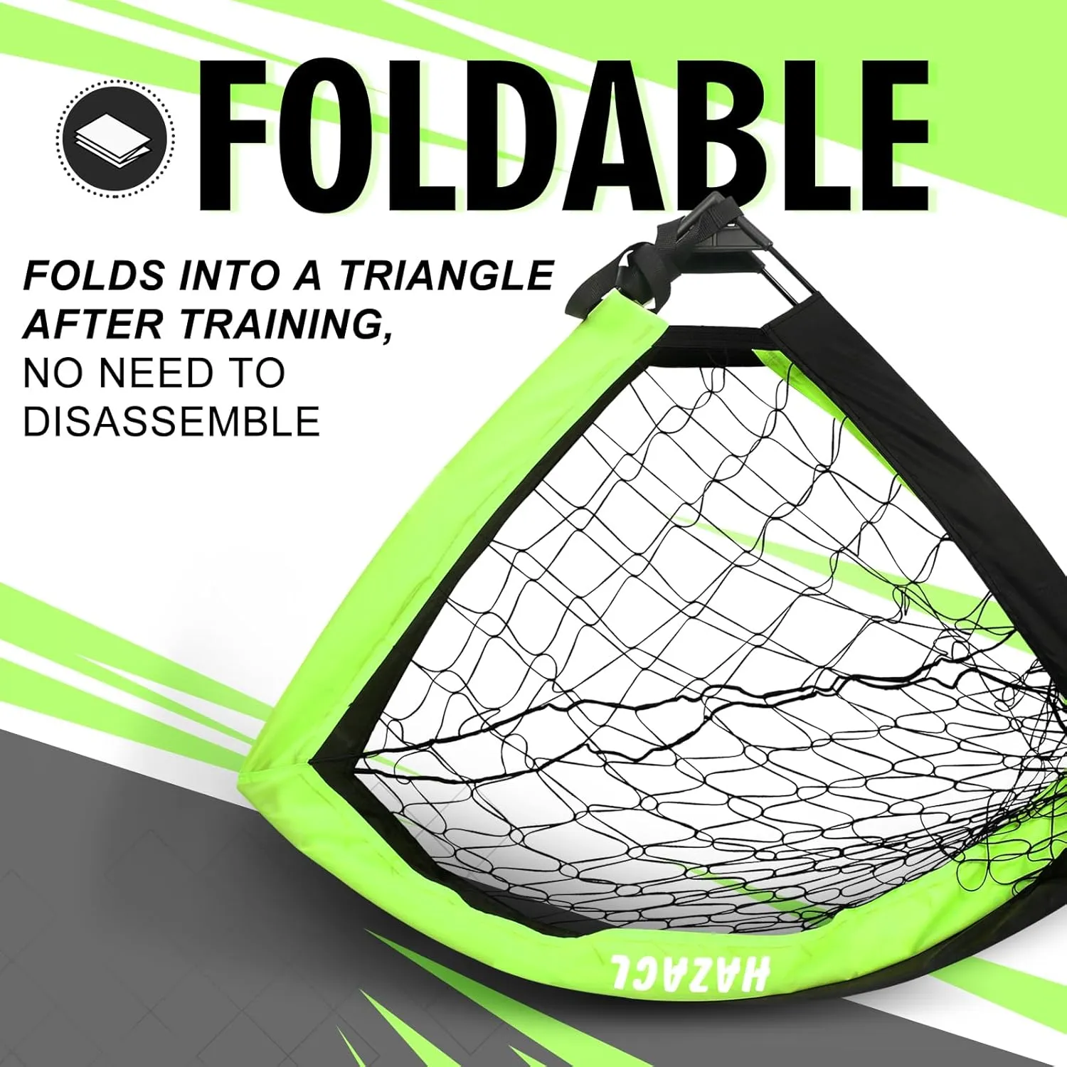 Kids Soccer Goal for Backyard, 6x4 9x5 FT Portable Soccer Nets Pop Up with Ball, Agility Ladder, Cones, Target & Carry Bag for Toddler Youth Outdoor Indoor Training Practice Sports Games Play