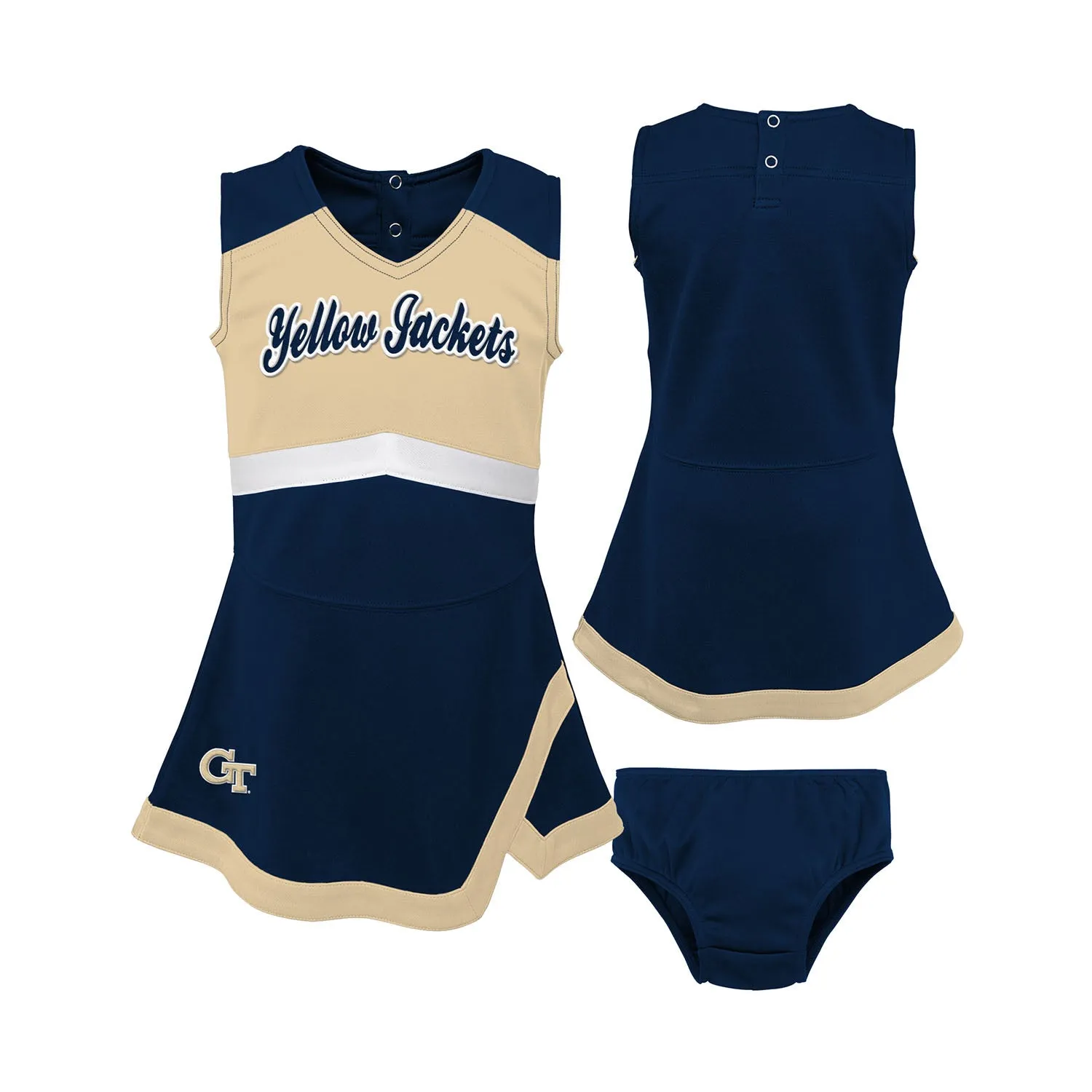 Toddler Georgia Tech Yellow Jackets Cheer Captain Set
