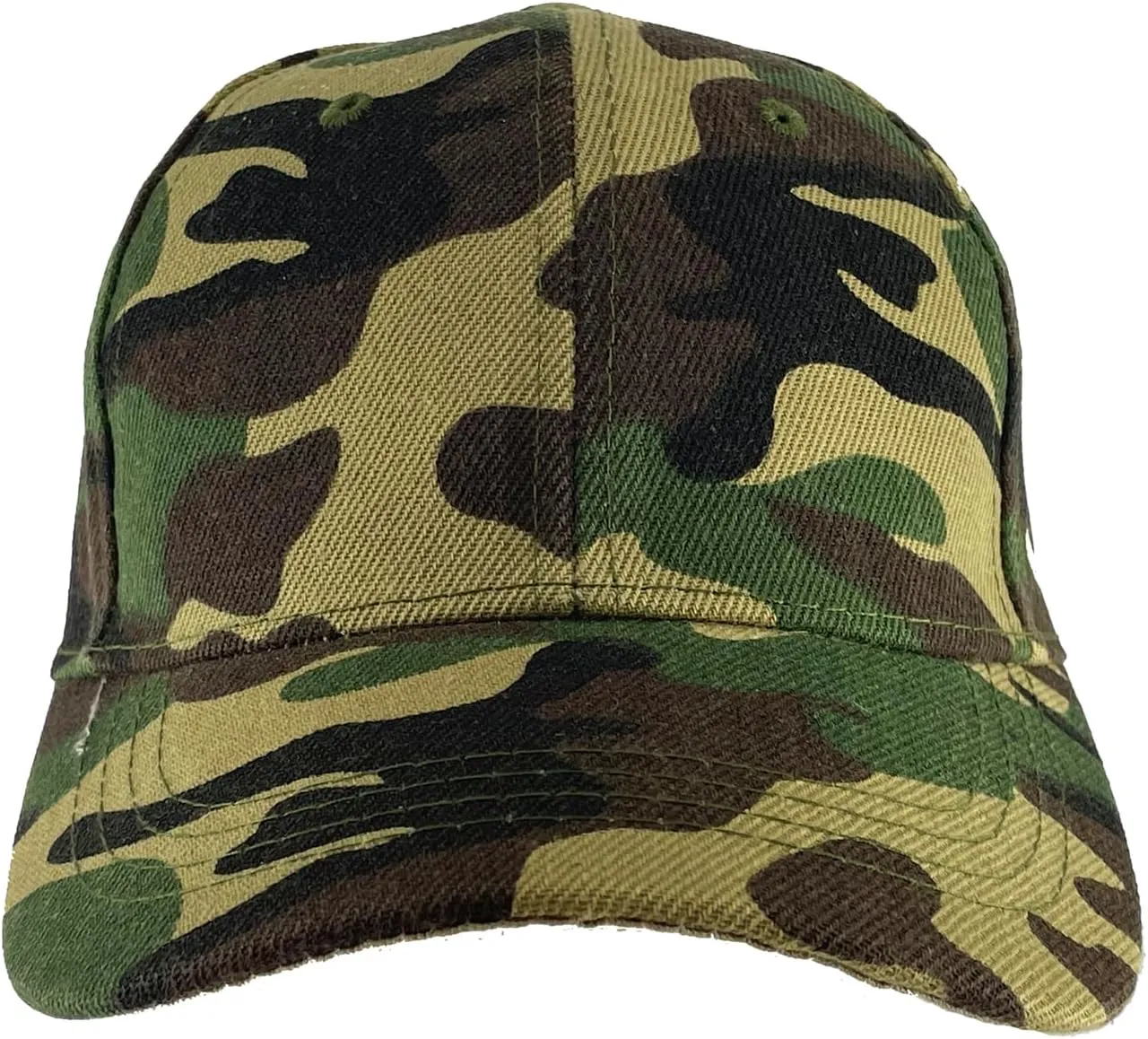 TOP HEADWEAR Blank Kids Youth Baseball Adjustable Hook and Loop Closure Hat