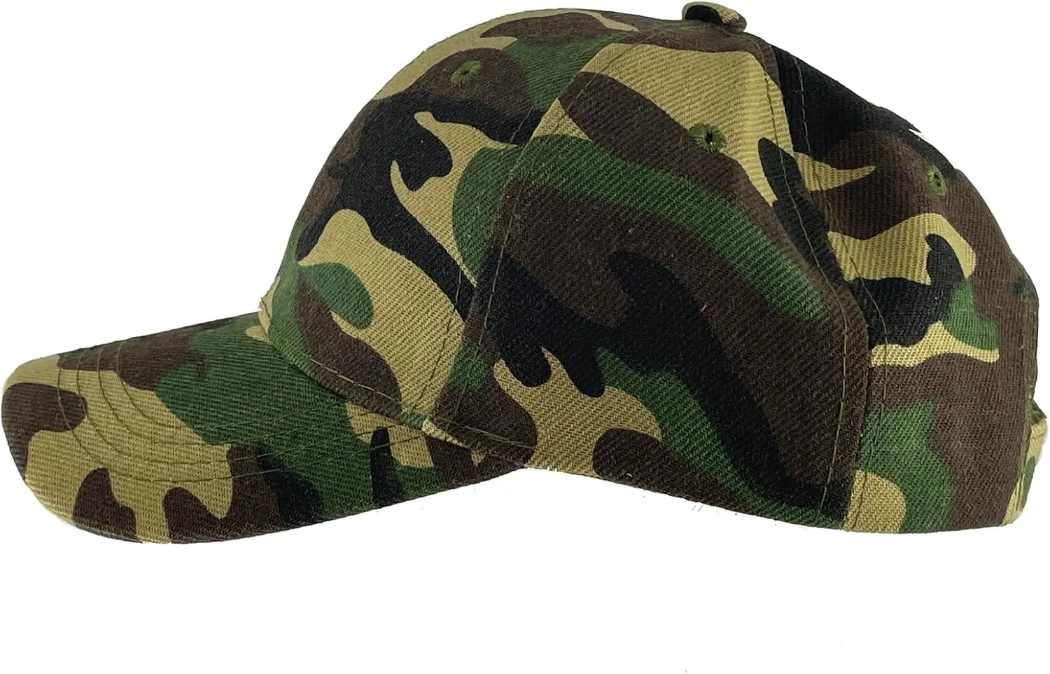 TOP HEADWEAR Blank Kids Youth Baseball Adjustable Hook and Loop Closure Hat