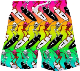 Wes and Willy Skeleton Swim Trunk